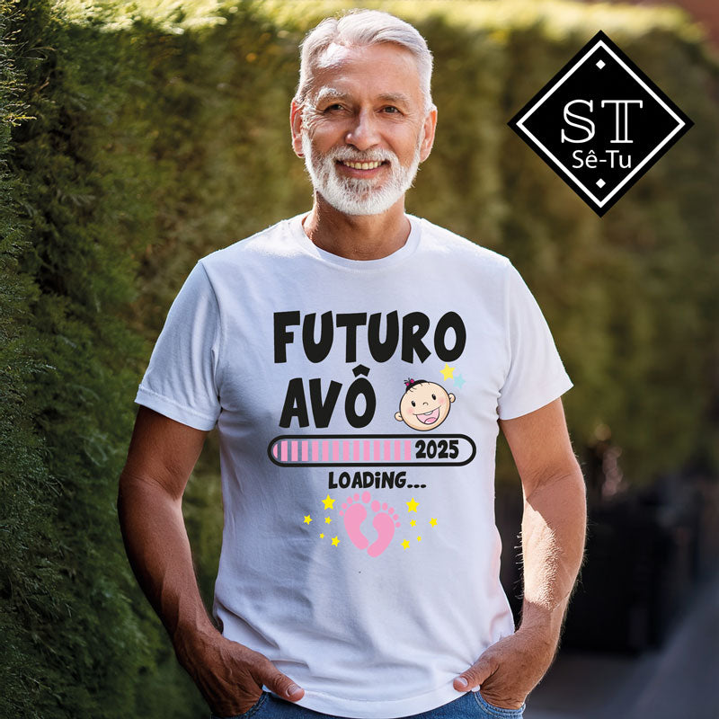 T-shirt Futuro Avô Menina